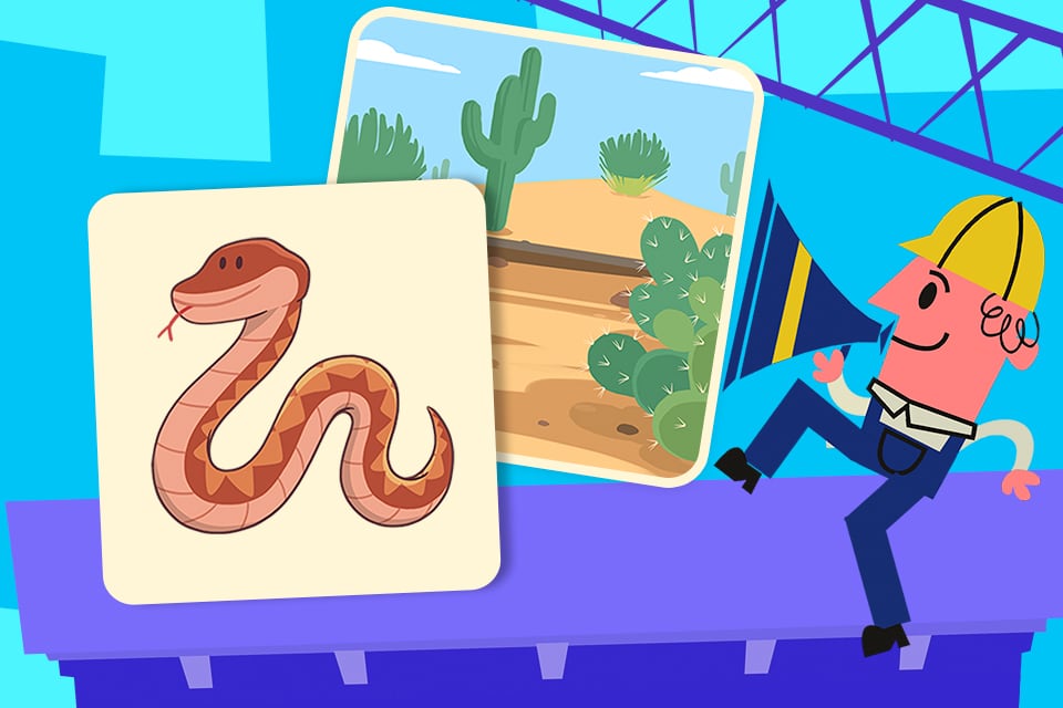 Build It Matching: Animals and Habitats