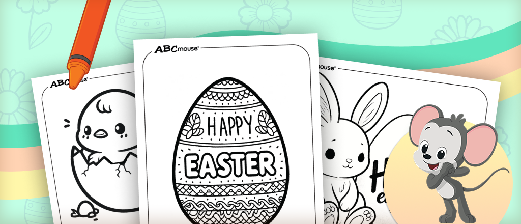 Free printable Easter coloring pages for kids from ABCmouse.com.