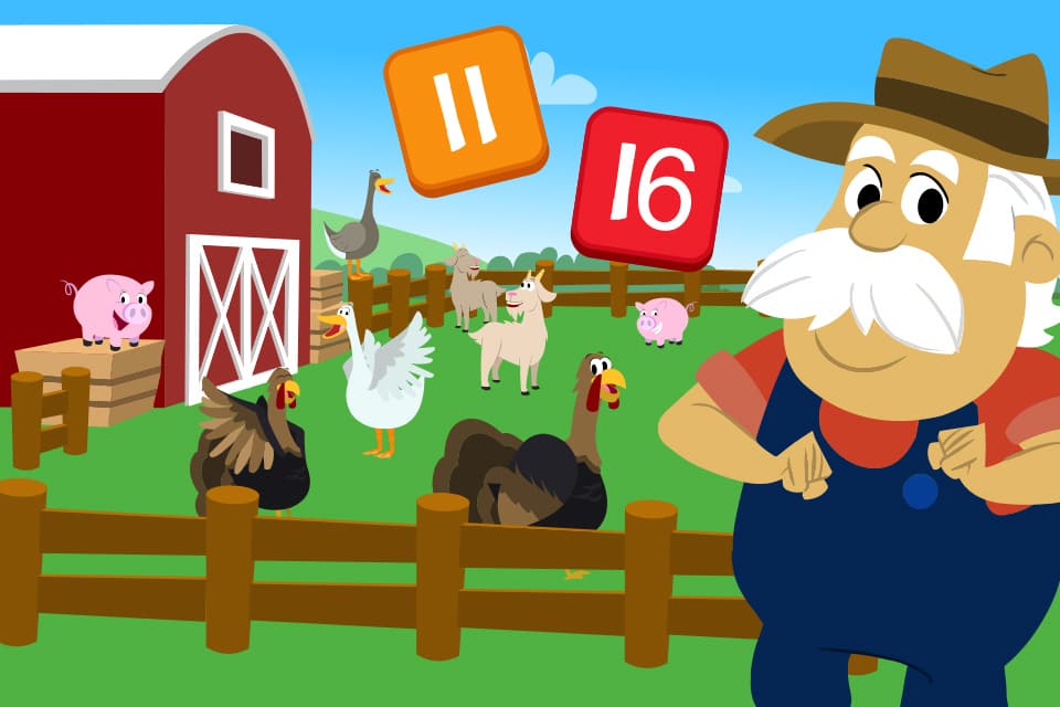 Barnyard Skip Counting