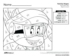 Free printable Ivan beginner 3d shape worksheet for kids from ABCmouse.com.