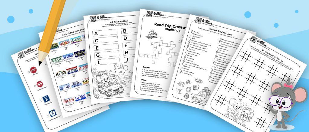 Free printable road trip games for kids from ABCmouse.com. 