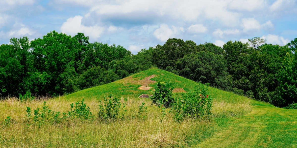image of Ocmulgee Mounds National Historical Park in Georgia