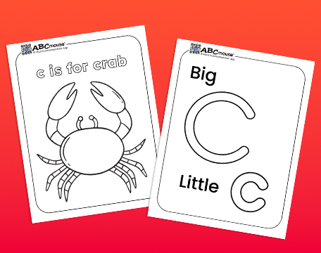 Free printable letter c coloring pages for kids from ABCmouse.com.