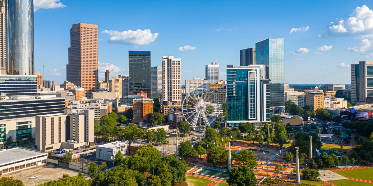 Cityscape view of Atlanta Georgia