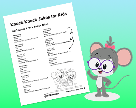 Free printable knock knock jokes for kids from ABCmouse.com.