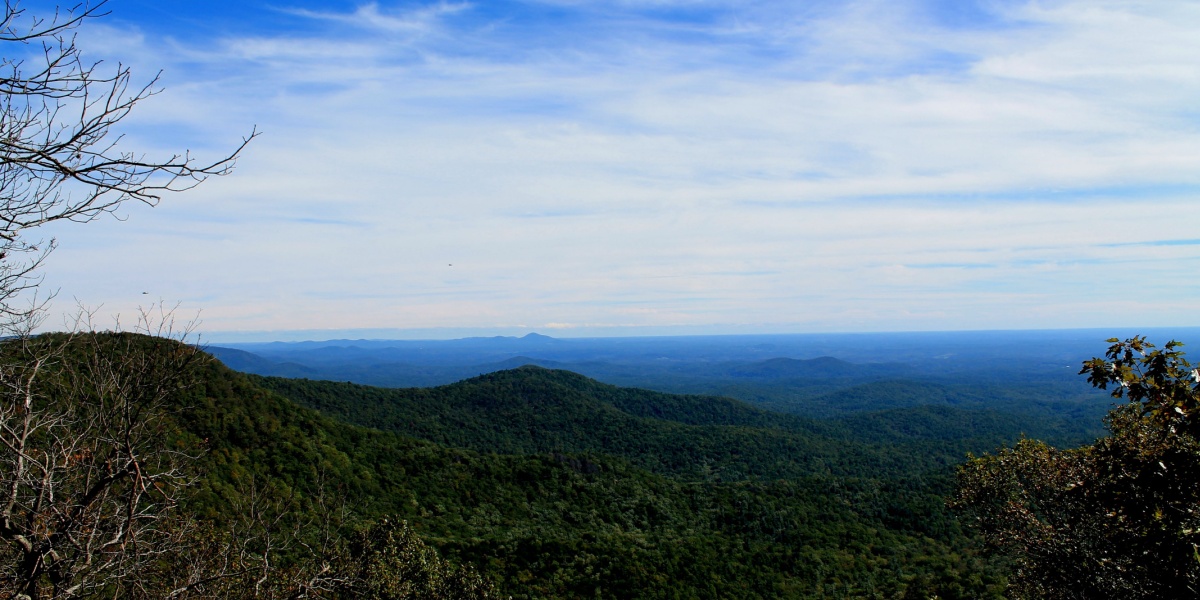 Springer Mountain of the Blue Ridge Mountains in Georgia