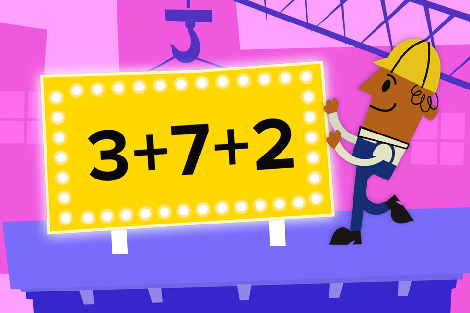 Build It Matching: Adding 3 Numbers