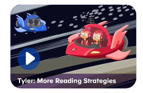 Video about reading strategies for kids in the ABCmouse reading Curriculum.