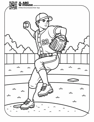 Baseball pitcher in a numbered uniform winds up to throw from the mound, glove on left hand, on a grassy field with a fence in the background.