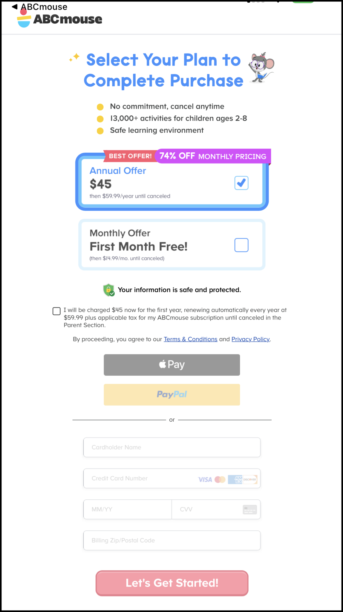 How Much Does ABCmouse Cost? Subscription plan overview | ABCmouse