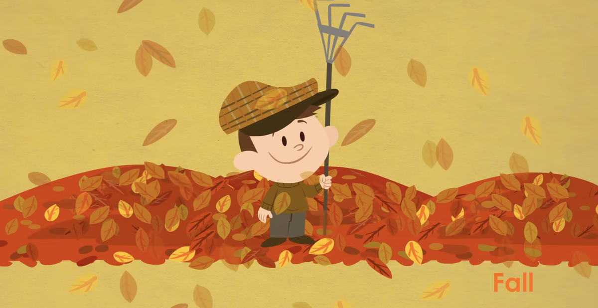 The four seasons song and video from ABCmouse.com.