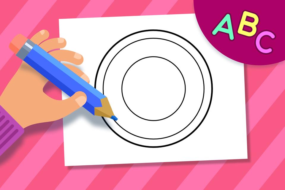 Uppercase Letter O – Online Coloring Page